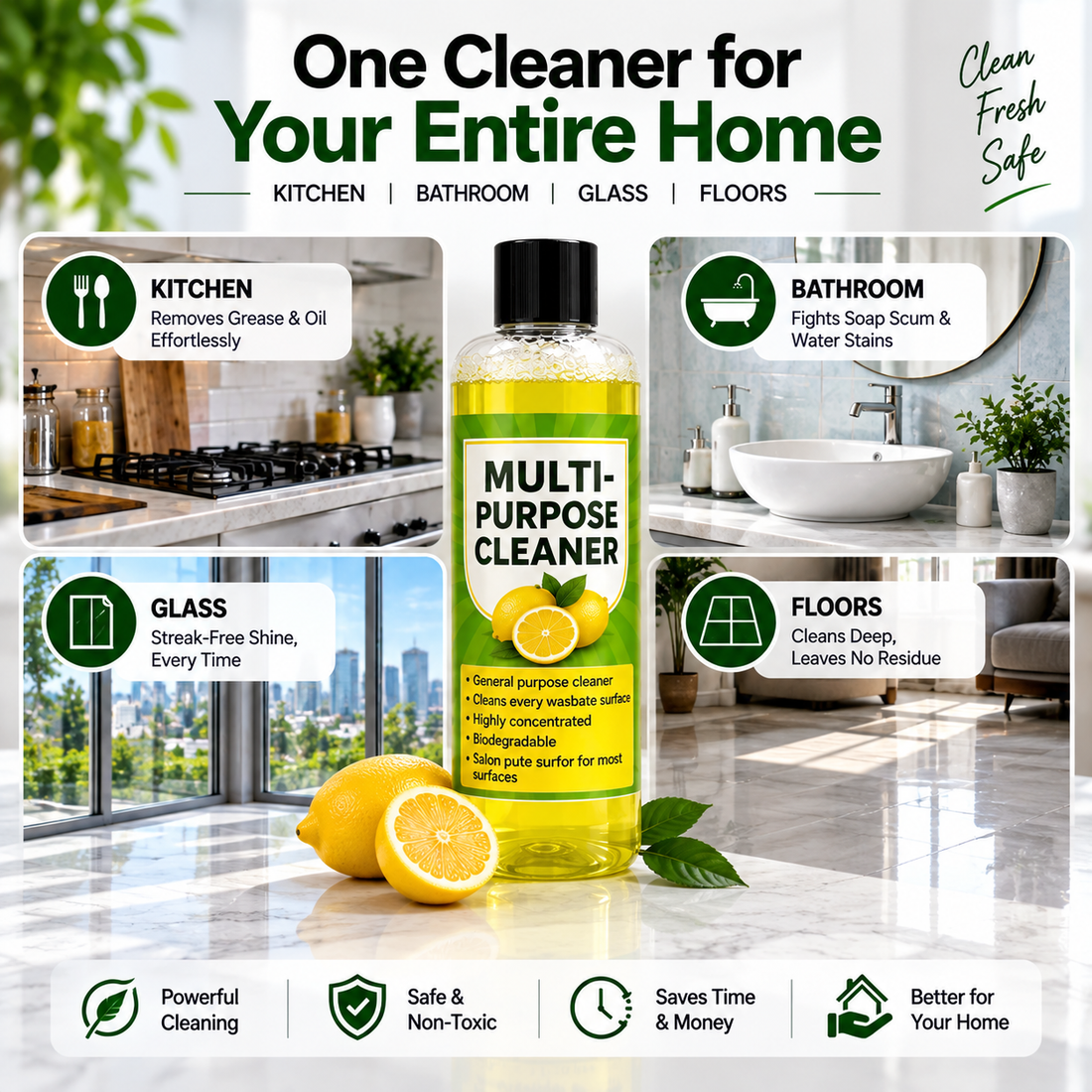 Multi-Purpose Cleaner (Buy 1 Get 3 FREE)