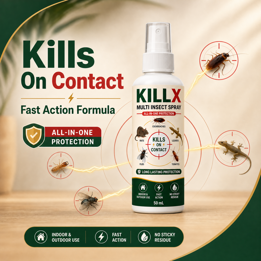 InsectGuard™ Advanced Multi-Insect Killer Spray (Pack of 3) BUY 1 GET 2 FREE